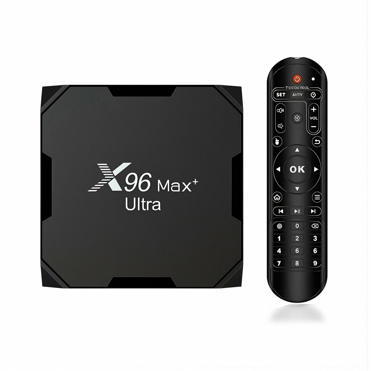 Устройство для стриминга в гостиную X96 Max+ Ultra тв приставка андроид 11 S905X4 4ГБ 32ГБ двухдиапазонный вай фай 8К пульт д/у