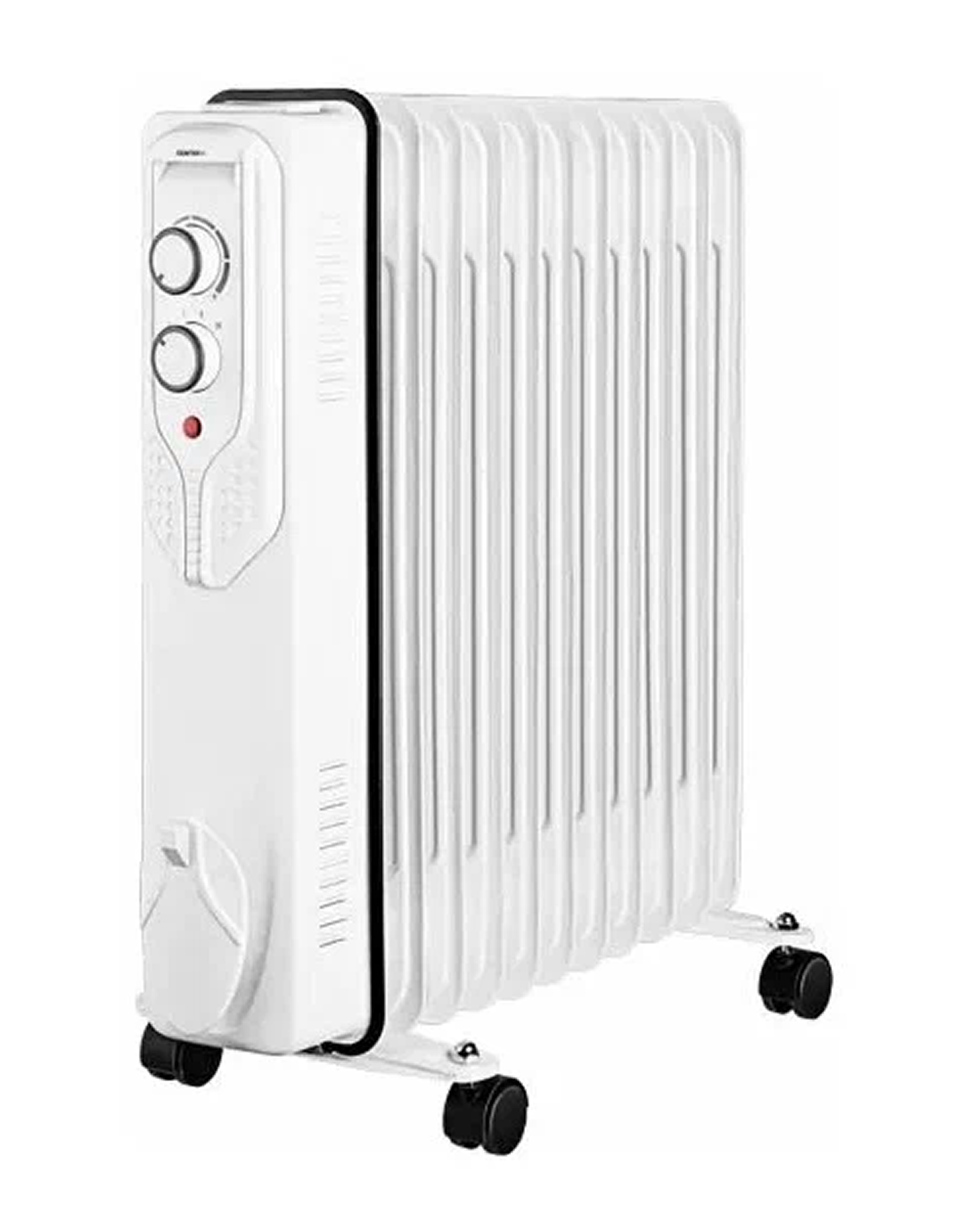 Масляный обогреватель CENTEK CT-6206, мощность 2000Вт, 9 секций, белый
