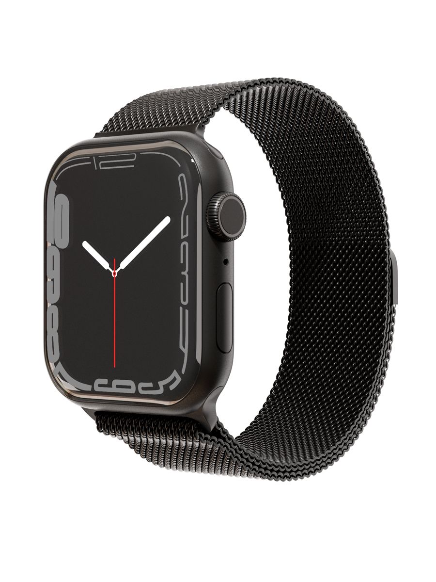 Ремешок из нержавеющей стали VLP для Apple Watch 38/40/41, чёрный