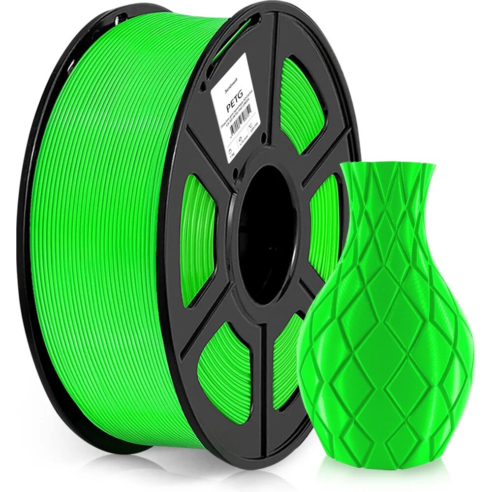 Cactus Пластик для принтера 3D CS-3D-PETG-1KG-GREEN PETG d1.75мм 1кг 1цв. 1974183