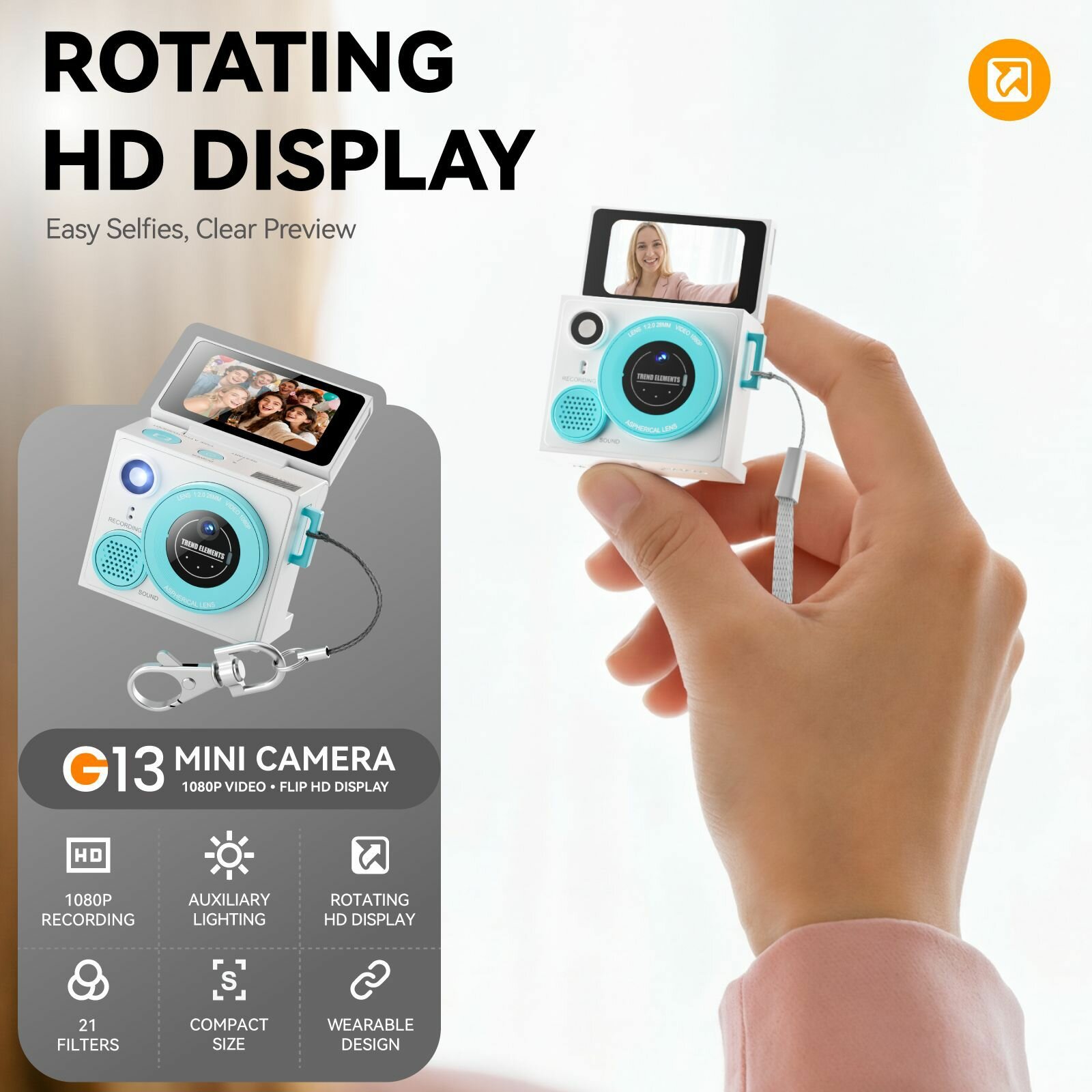 Мини-экшн-камера-помада HD, цифровая, с видеозаписью. розовый