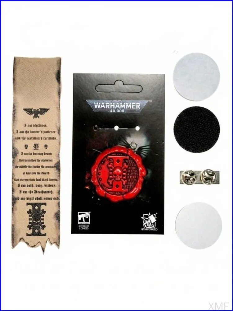 Магнит- украшение для корпуса ПК / подвеска для сумки (стиль Warhammer 40k) эмуляция печати