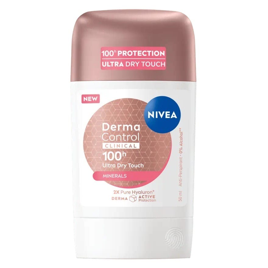 Дезодорант Nivea Derma Control Clinical Ultra Dry Touch, антиперспирант-стик 50 мл