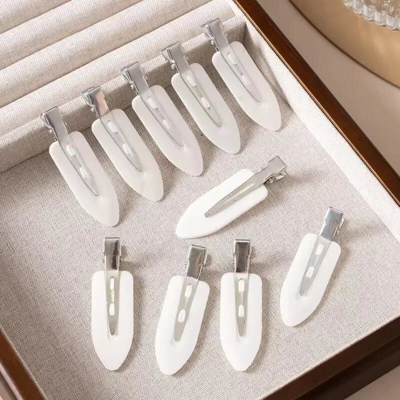 Заколки для волос пластиковые 10 шт. 10PCS White