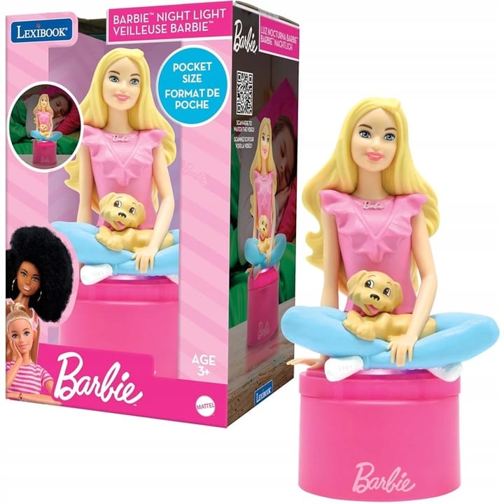 Ночник Lexibook Barbie 3D, розовый
