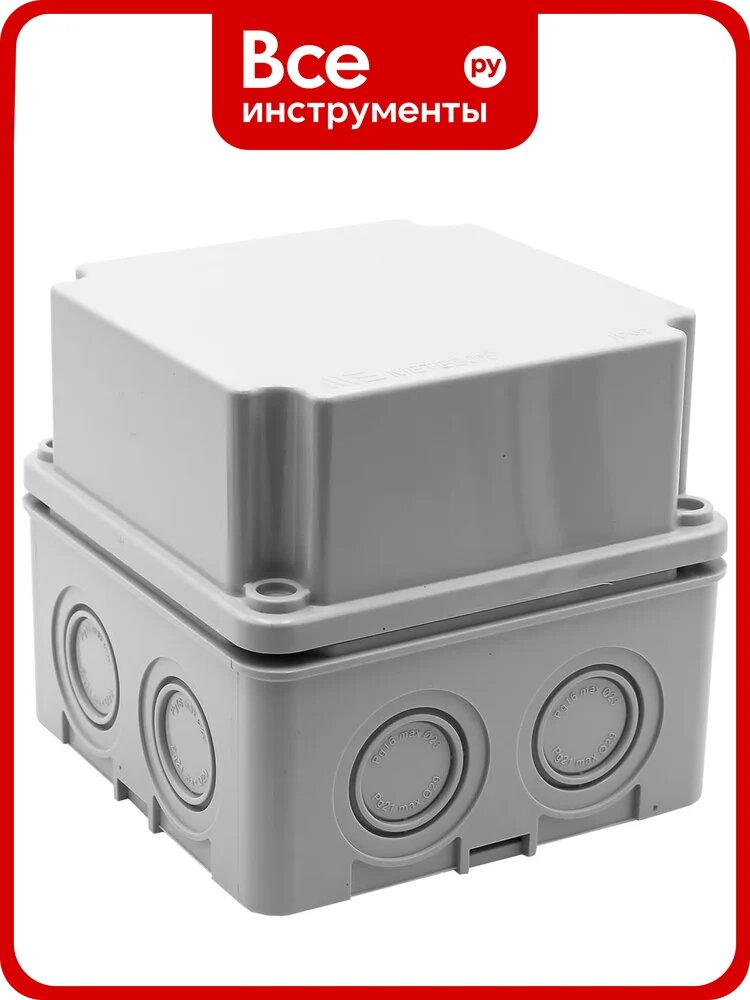 Коробка распределительная пластиковая Mete Enerji 110x110x100, высокая крышка, IP67 40201205