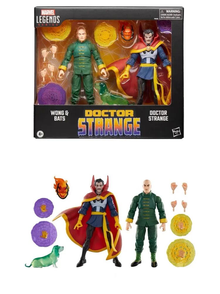 Фигурка Hasbro Marvel Legends Toys Многопользовательский набор Doctor Strange & King Double set - 6-дюймовая подвижная кукла ручной работы