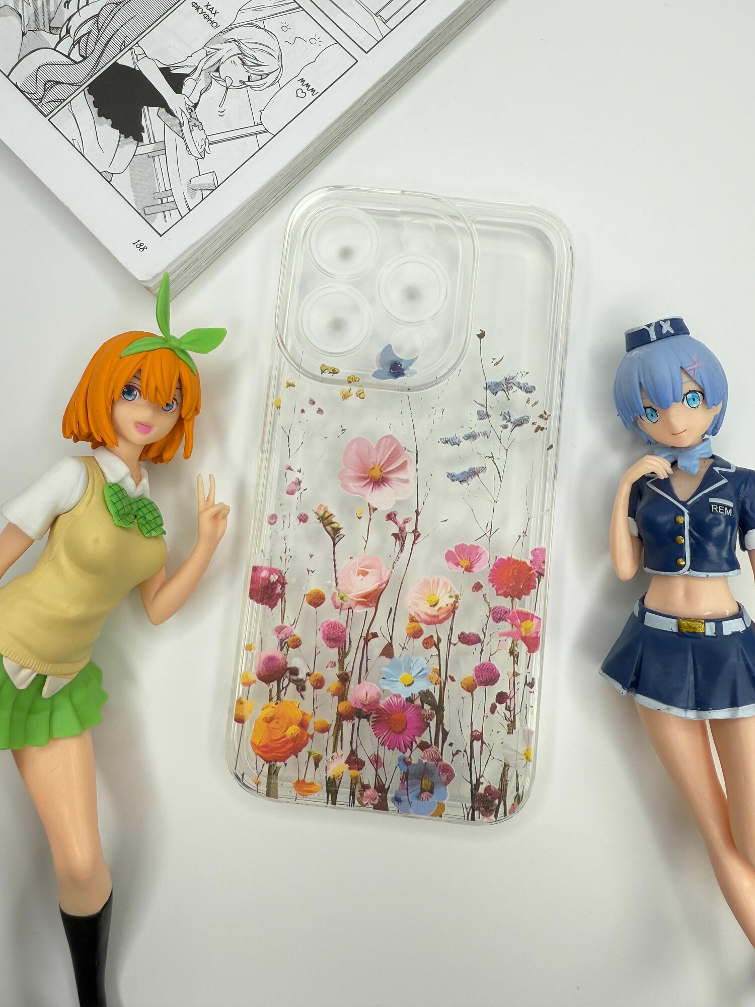 Чехол-Накладка для смартфона Apple iPhone 15 Pro Max, материал силикон, цвет белый