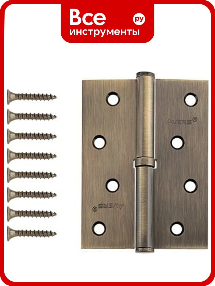 Врезная петля AVERS 100х75х2,5-B-AB-L 30702