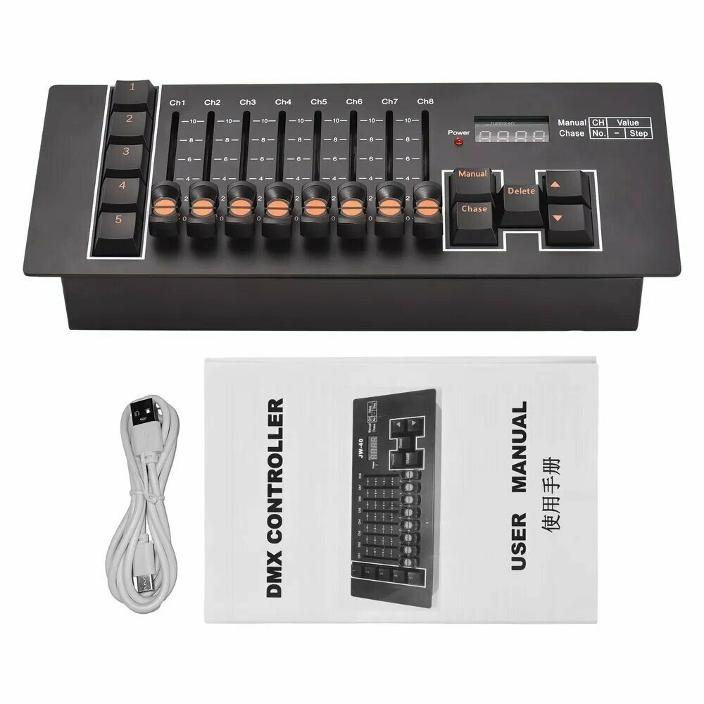 KNOW EASY-DMX-контроллер DMX 512 40-канальный сценический DJ-контроллер для DJ Lights, Goolrc MY