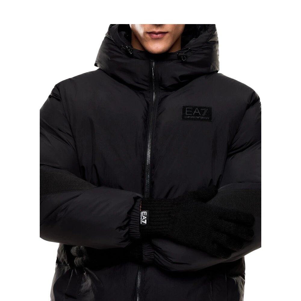 Перчатки EA7 EMPORIO ARMANI для мужчин, размер XS-S, черный — фото 1