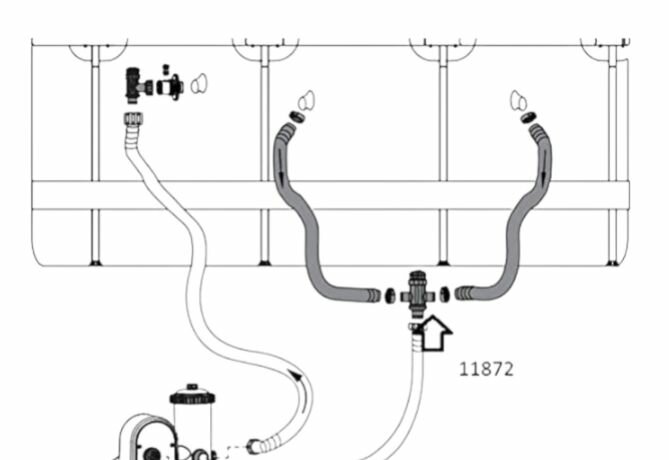 Плунжерный клапан Intex 11872 с разъемным шлангом — фото 1