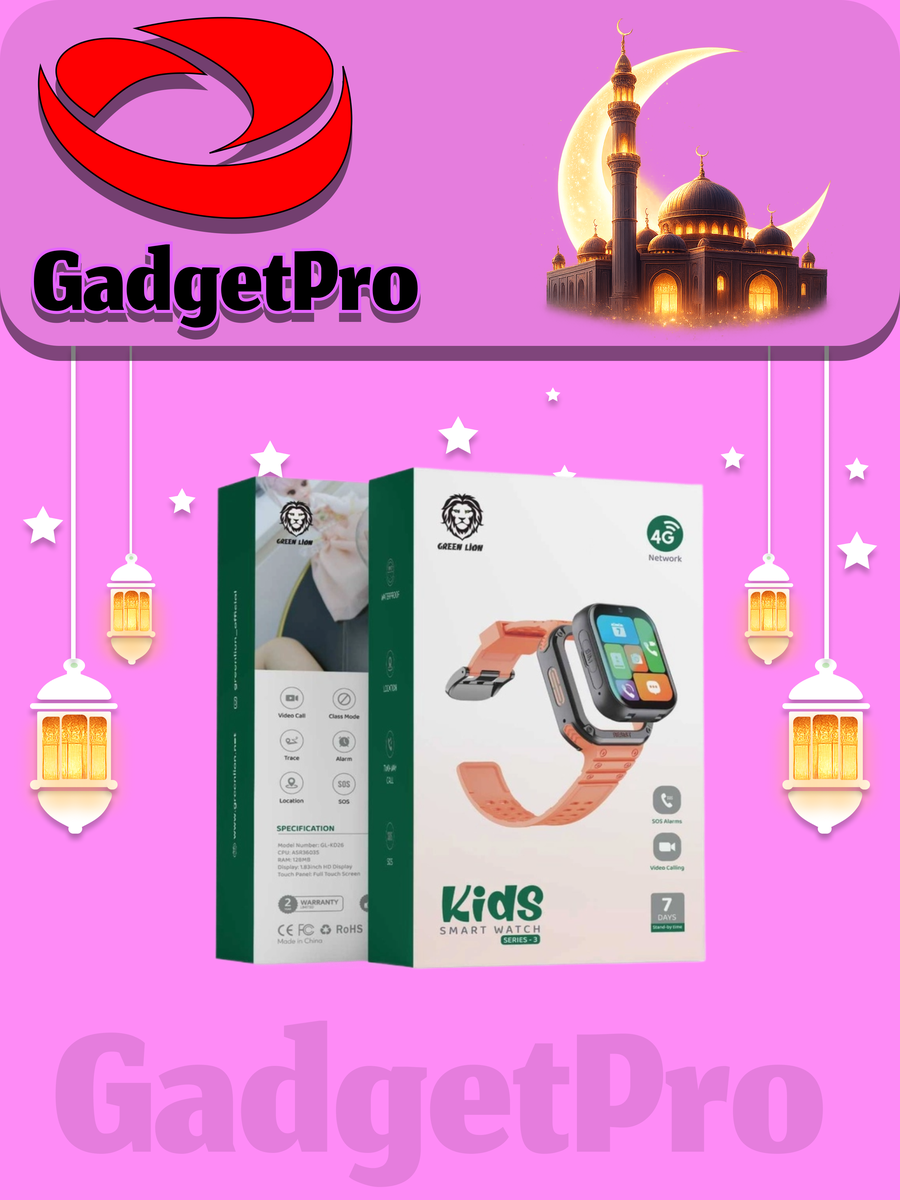 Green Lion Series 3 4G Kids Smart Watch: GPS, SIM, цветной экран, для детей, новый дизайн.