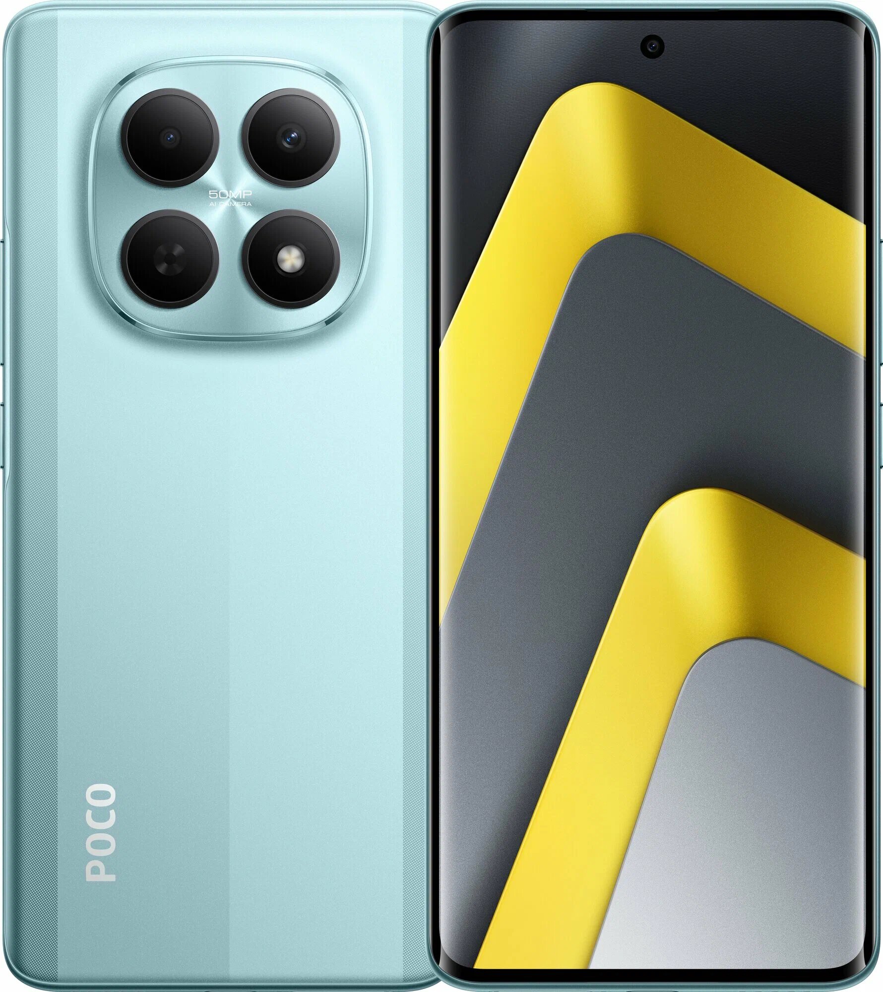 Смартфон POCO M8 5G 8GB+256GB GREEN ростест 6,77" 120 Гц NFC — фото 1