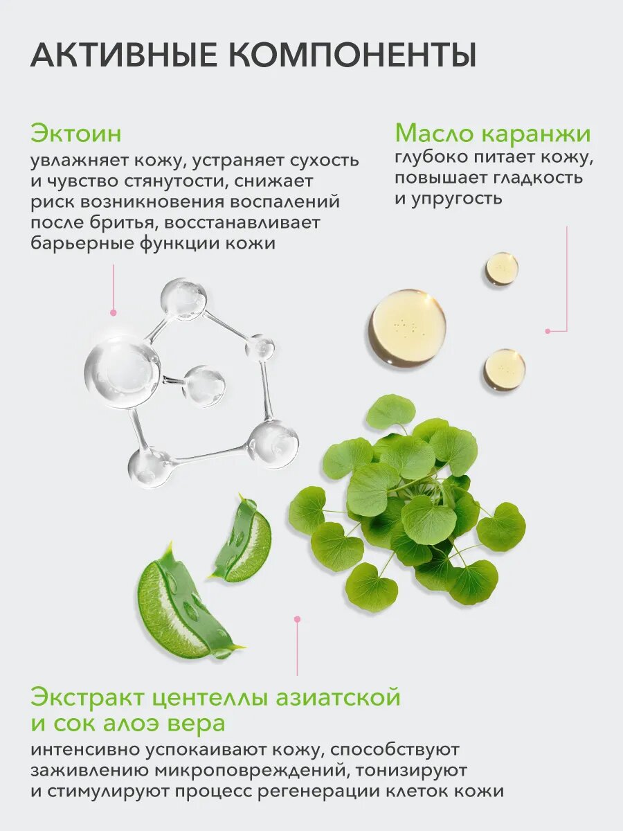 Крем после бритья и депиляции Cafe Mimi "SMOOTH TOUCH", увлажняющий, 300 мл — фото 1