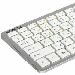 Клавиатура беспроводная KEYRON Zero Gravity клавиш - 99 Bluetooth серый пластик