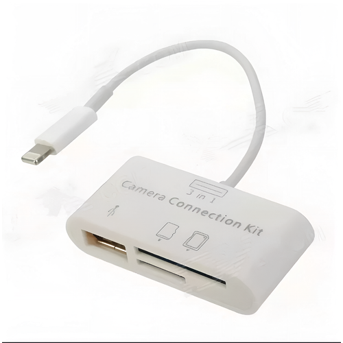фото Usb переходник mypads c разъемом для карт памяти apple ipad mini