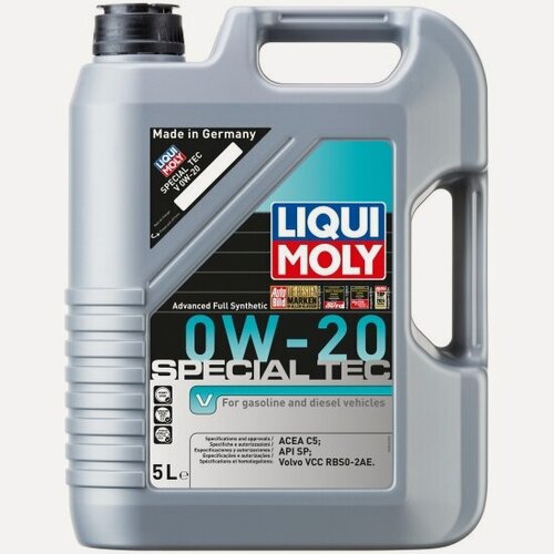 Изображение товара Моторное масло Liqui Moly Special Tec V 0W-20 HC-синтетическое 5 л