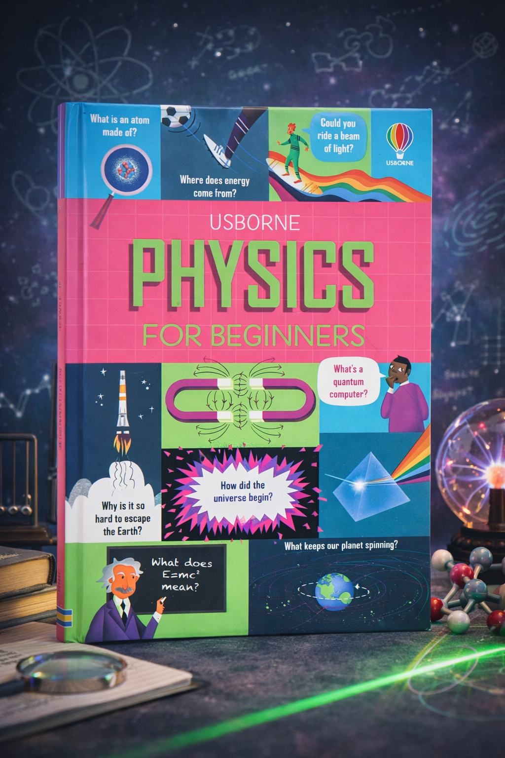 Physics for Beginners — Usborne, увлекательное введение в мир физики и научных открытий