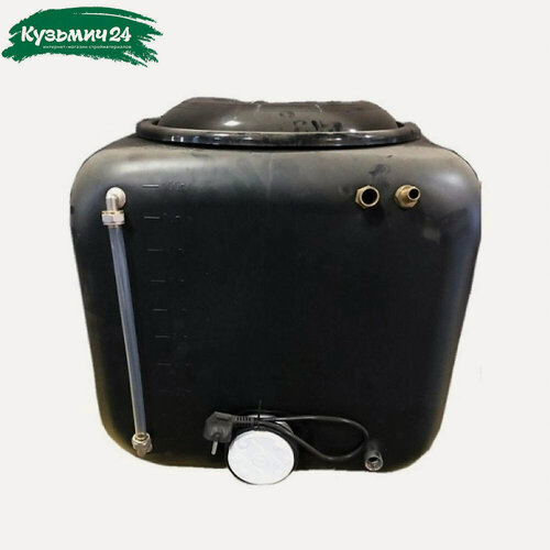 Изображение товара Бак 150 литров с встроенным термостатом, пластиковый, для нагрева воды, черный