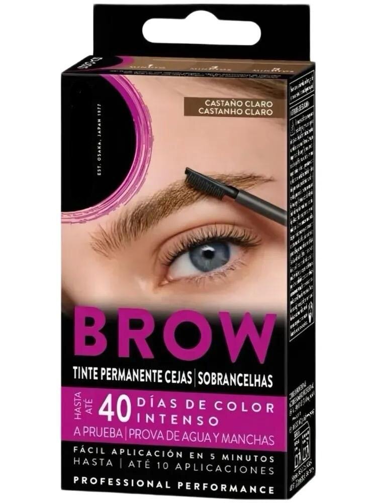 Schwarzkopf Brow/Tint Светло-Коричневая,10 мл.+7 мл./Шварцкопф краска для бровей в наборе,10 мл.+7 мл. Германия