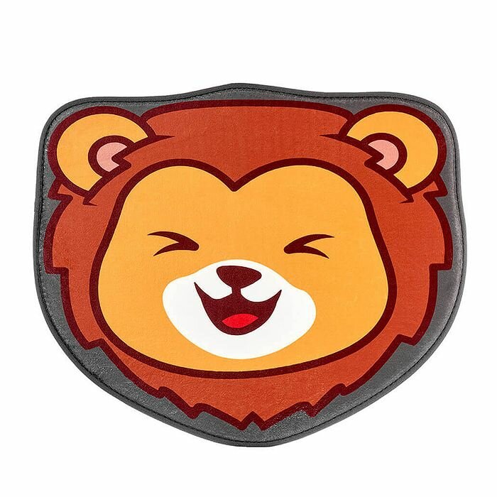 Коврик детский Roxy Kids Лев, плюшевый, прикроватный, эффект памяти, 50x60 см RBMT-004