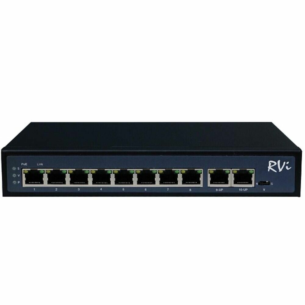 Коммутатор POE RVi-1NS08F-2T
