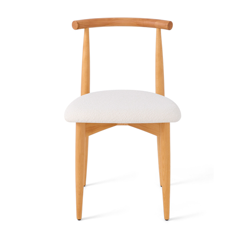 Деревянный стул для дома Karl Letto 01, обивка - шеннил, каркас - массив дерева