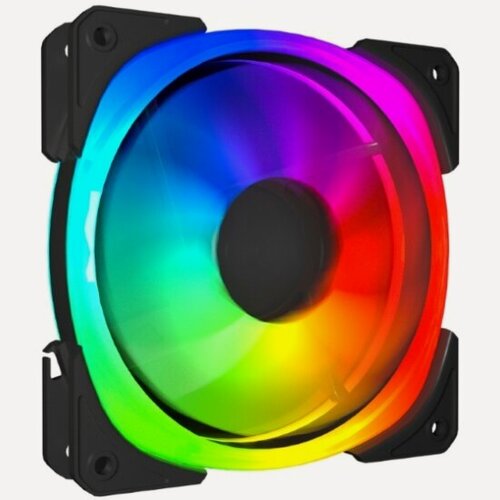 Изображение товара Вентилятор для корпуса Powercase CM21-12 ARGB Black OEM