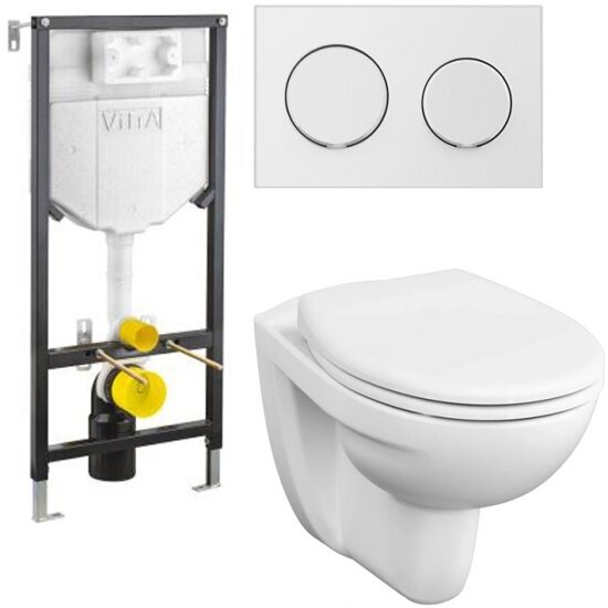 Унитаз с инсталляцией Vitra S10 Spinflush 9842B003-7206