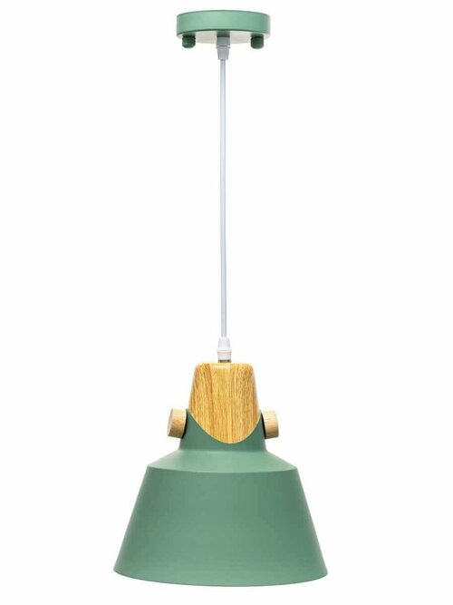 Светильник подвесной Prato 1 лампа 5 м? цвет зелёный
