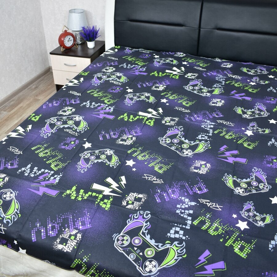 фото Простыня Шуйская бязь детские игромания 150х210