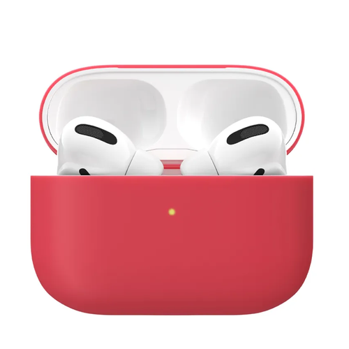 Чехол силиконовый Case Protection для Airpods Pro, красный (1)