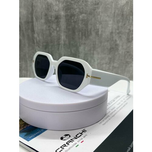 Солнцезащитные очки podprada 5147, белый, черный солнцезащитные очки mykita прямоугольные для женщин