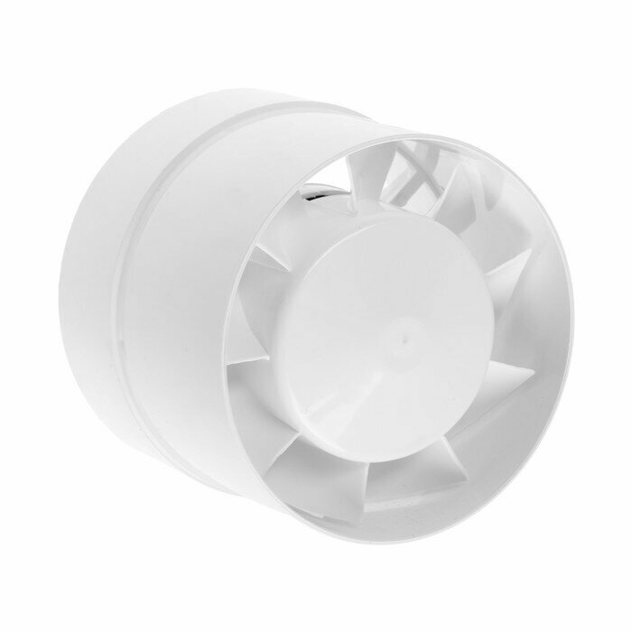 Осевой канальный вентилятор повышенной мощности диаметр 100 мм на шарикоподшипниках