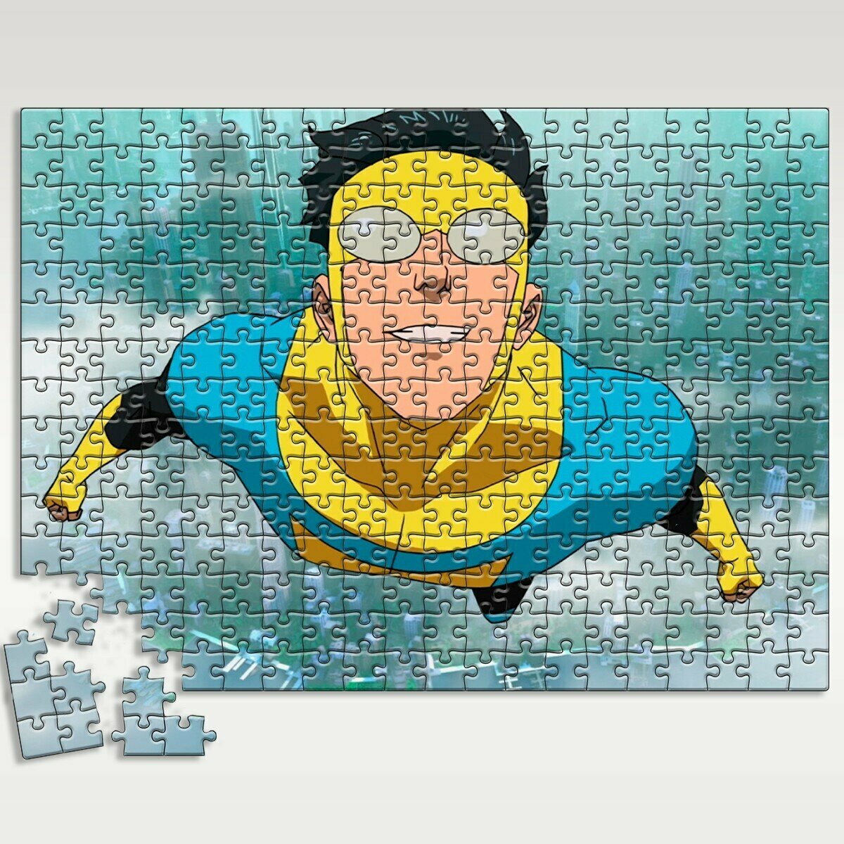 Пазл картонный А3: модель Мультфильм неуязвимый - 5319