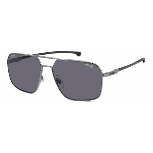 Солнцезащитные очки CARRERA, серый carrera carrera carduc 011 s 003 uc 61 черный матовый полиамид