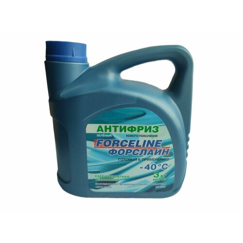 Антифриз (зелёный) FORCELINE -40 (3 кг) Техноформ (г. Климовск)
