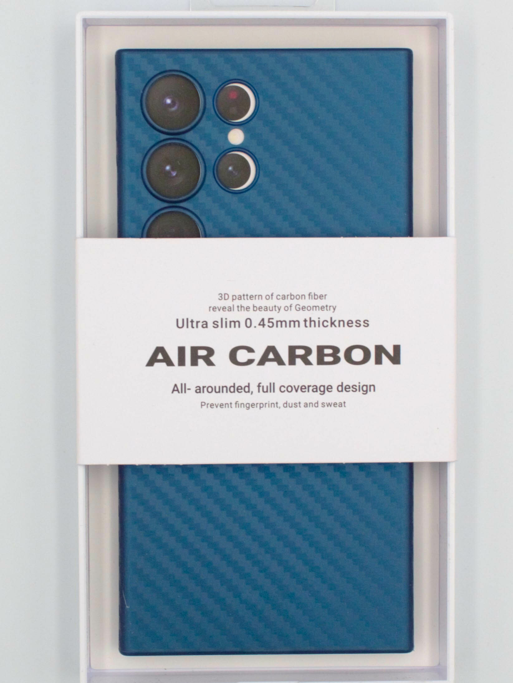 Чехол для Samsung Galaxy S24 Ultra AIR Carbon-Синий