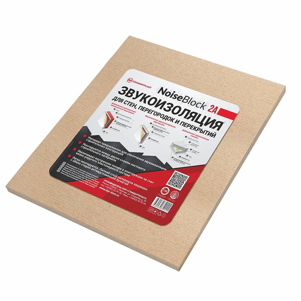 фото Мембрана звукоизоляционная StP NoiseBlock 2х500х600 мм 3 кв. м