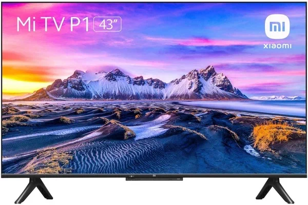 43" Телевизор Xiaomi Mi TV P1 43 L43M6-6A 2021 LED, HDR RU, черный