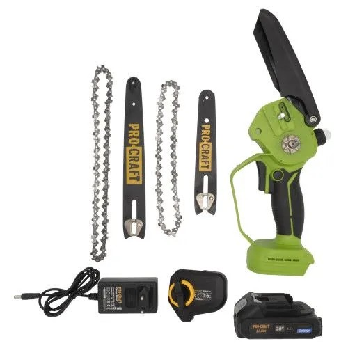 фото Аккумуляторная бесщеточная мини-пила сучкорез Pro-Сraft PKA44 2шины/2цепи 20В