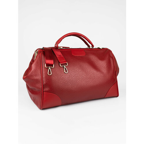 Саквояж , 50х31х30 см, ручная кладь, красный