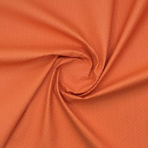 Плащевая ткань для шитья, жатка рыжая, 1,4х7м