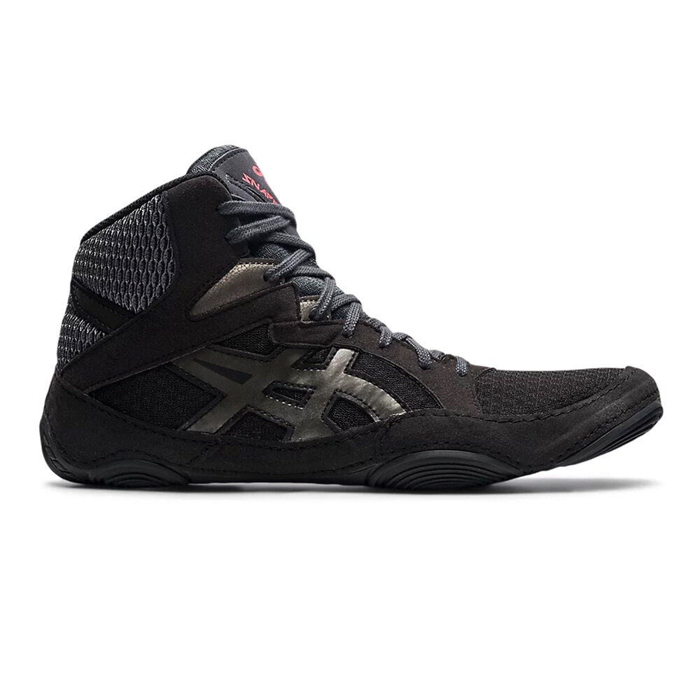 Борцовки ASICS, размер 8 US, черный/серый