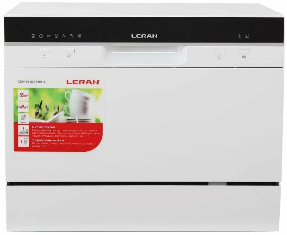 Leran Посудомоечная машина CDW 55-067, белый