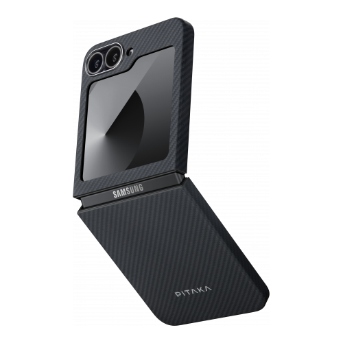 Pitaka Ultra-Slim Case для Samsung Galaxy Z Flip 6, Черный