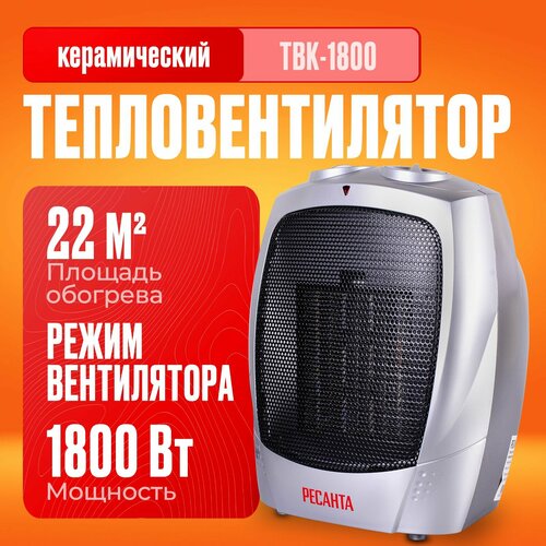 Тепловентилятор ТВК-1800 Ресанта 2340₽