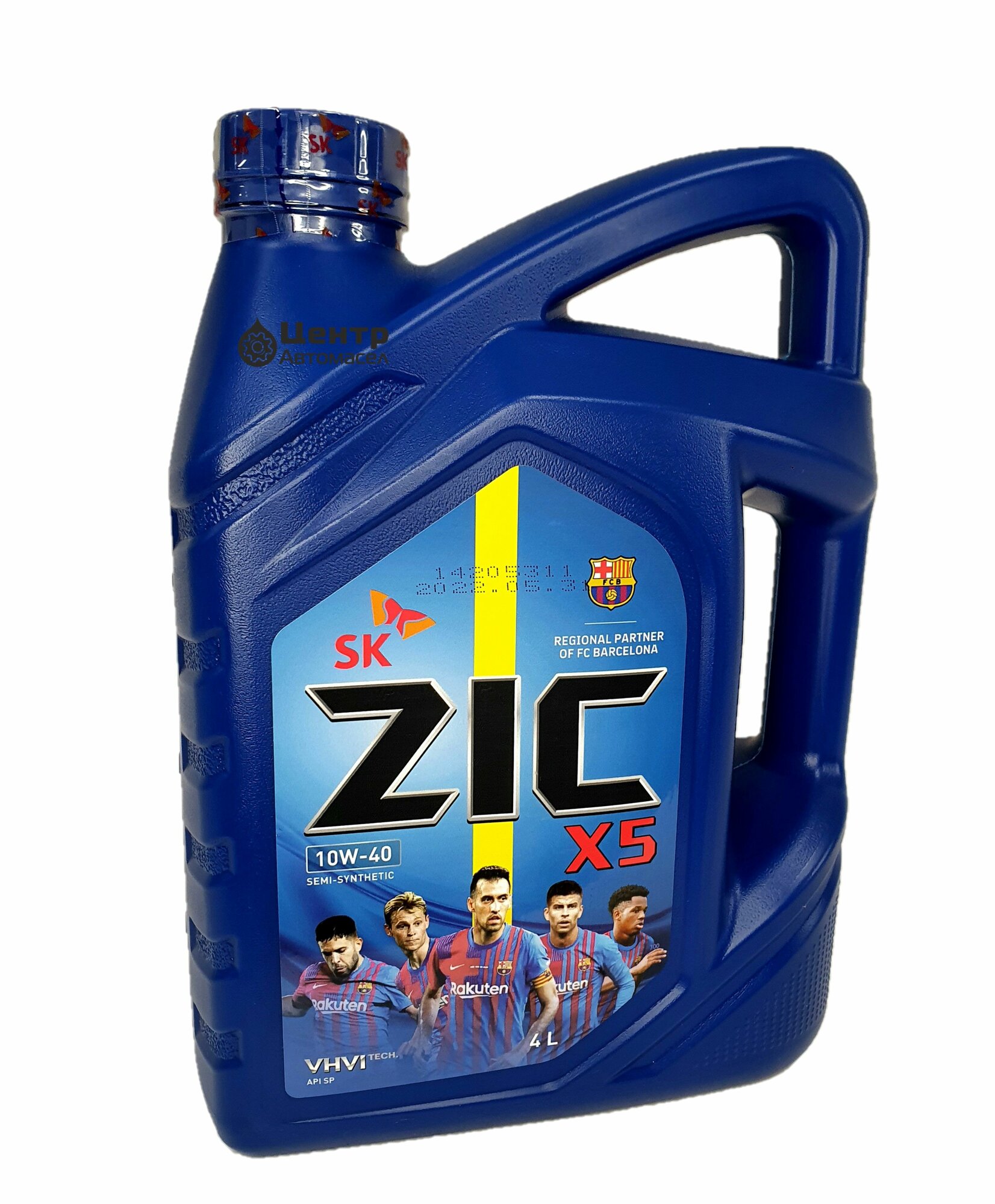 ZIC X5 10w40, полусинтетическое, 4л