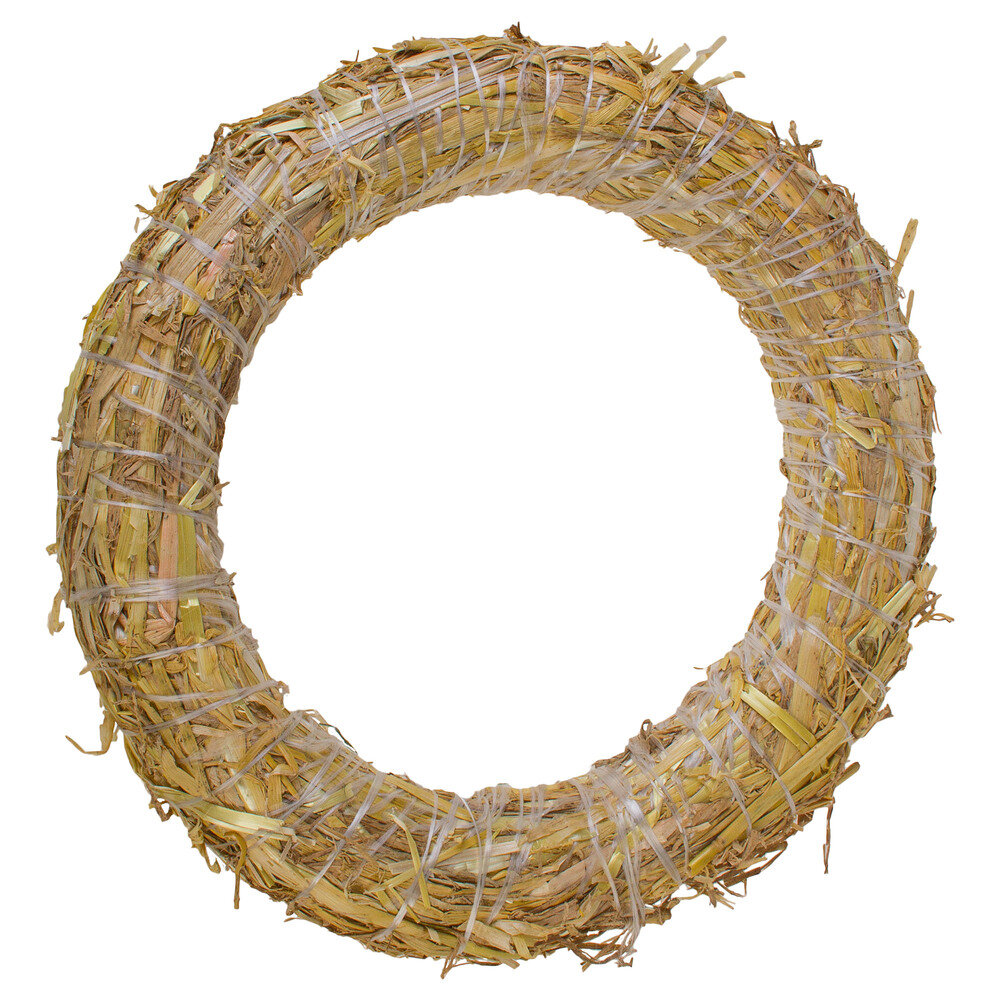 Венок (солома) D30 см Натуральный